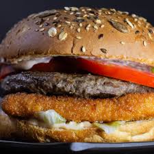 mozzarella beef burger